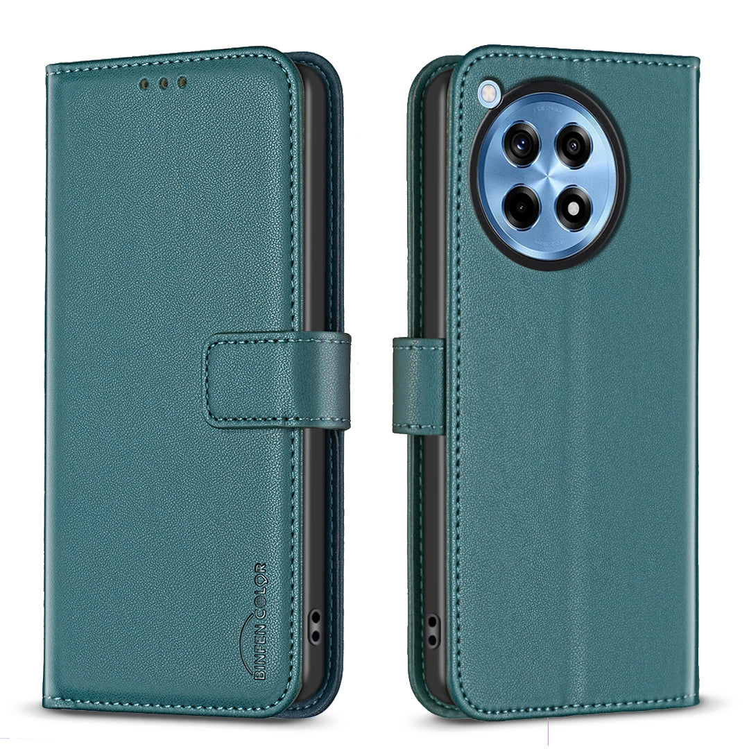 BINFEN COLOR BF17 For OnePlus 12R 5G / Ace 3 5G Wallet Case Magnetic Closing Stand Phone Cover BINFEN COLOR BF17 For OnePlus 12R 5G / Ace 3 5G Wallet Case Magnetic Closing Stand Phone Cover